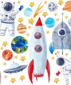 Wandsticker Astronauten