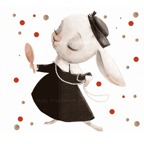 Wandsticker Lady Bunny – Bild 3