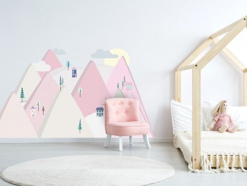 Wandsticker PINK MOUNTAINS – Bild 5