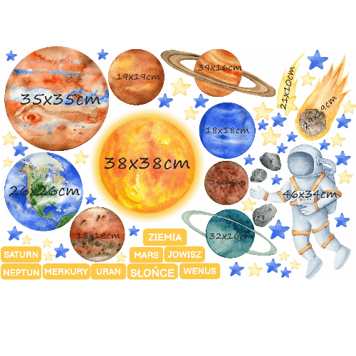 Wandsticker Planeten – Bild 3