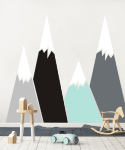 Wandtattoo Berge versch. Farben