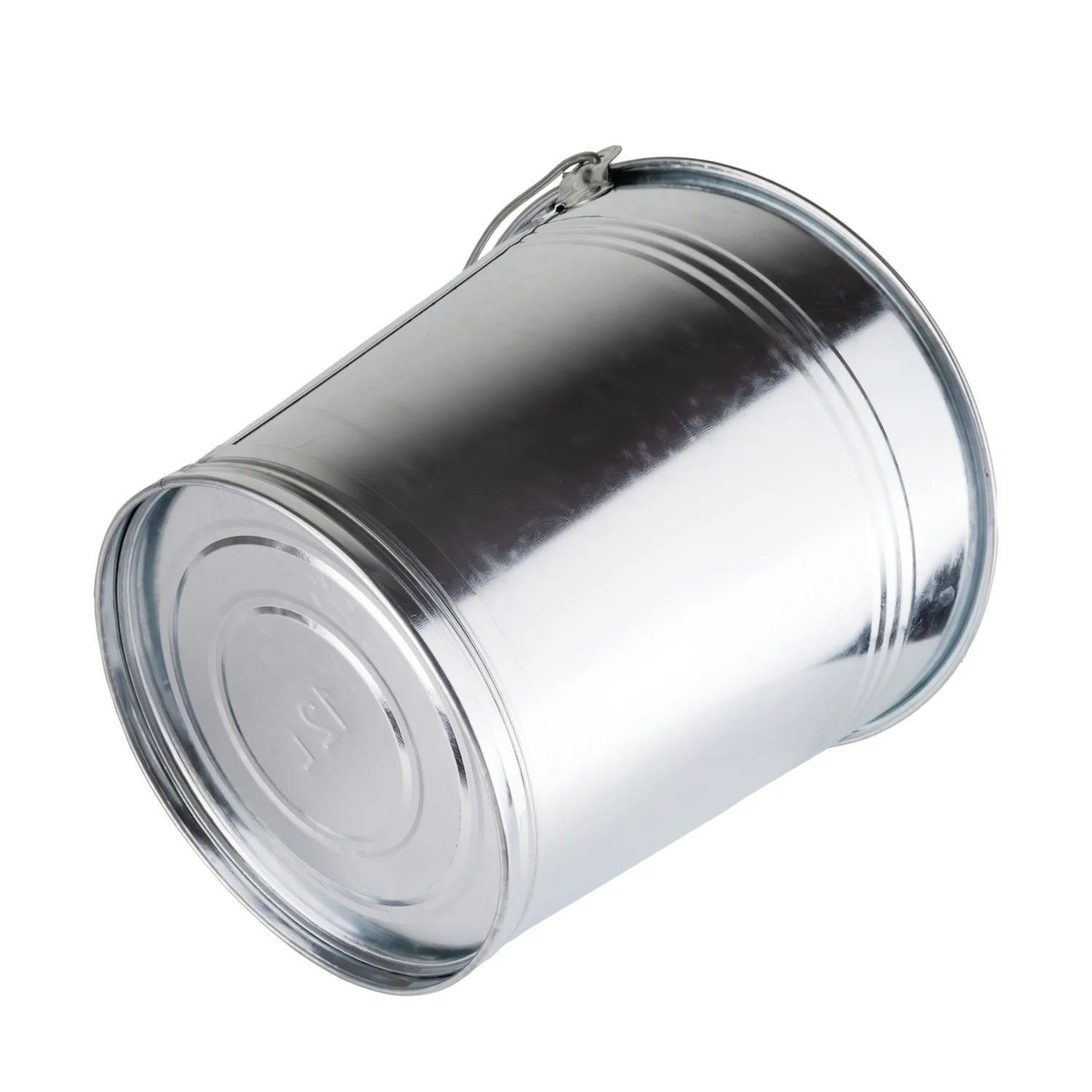 Zinkeimer 12 L – robuster Metalleimer aus verzinktem Stahl mit Holzgriff, ideal für Haushalt & Garten – Bild 4