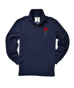 England 1871 Rugby Shirt Navy Collar