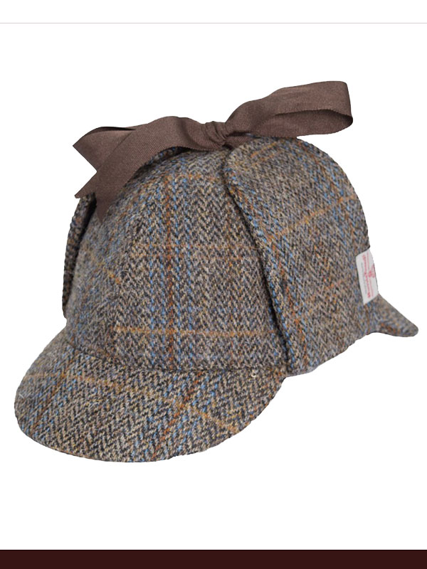 631 Watson Deerstalker Hat Brown – Bild 3