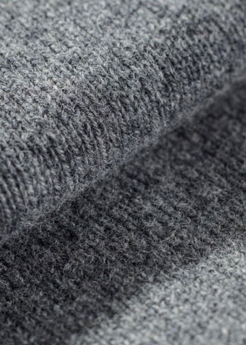 Alan Paine Lamswol Pullover Ronde-hals, Updated Fit – Grey Mix – Bild 4