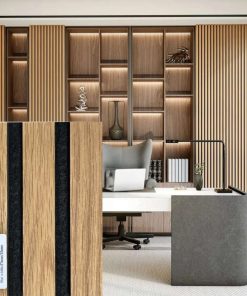 FREJA Schallschutz paneele 240x60x2,2cm. White Oak – Wir können sie auch in individuellen Größen herstellen