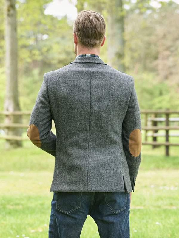 Harris Tweed Sakko „London“ In Anthra Melange – Bild 3
