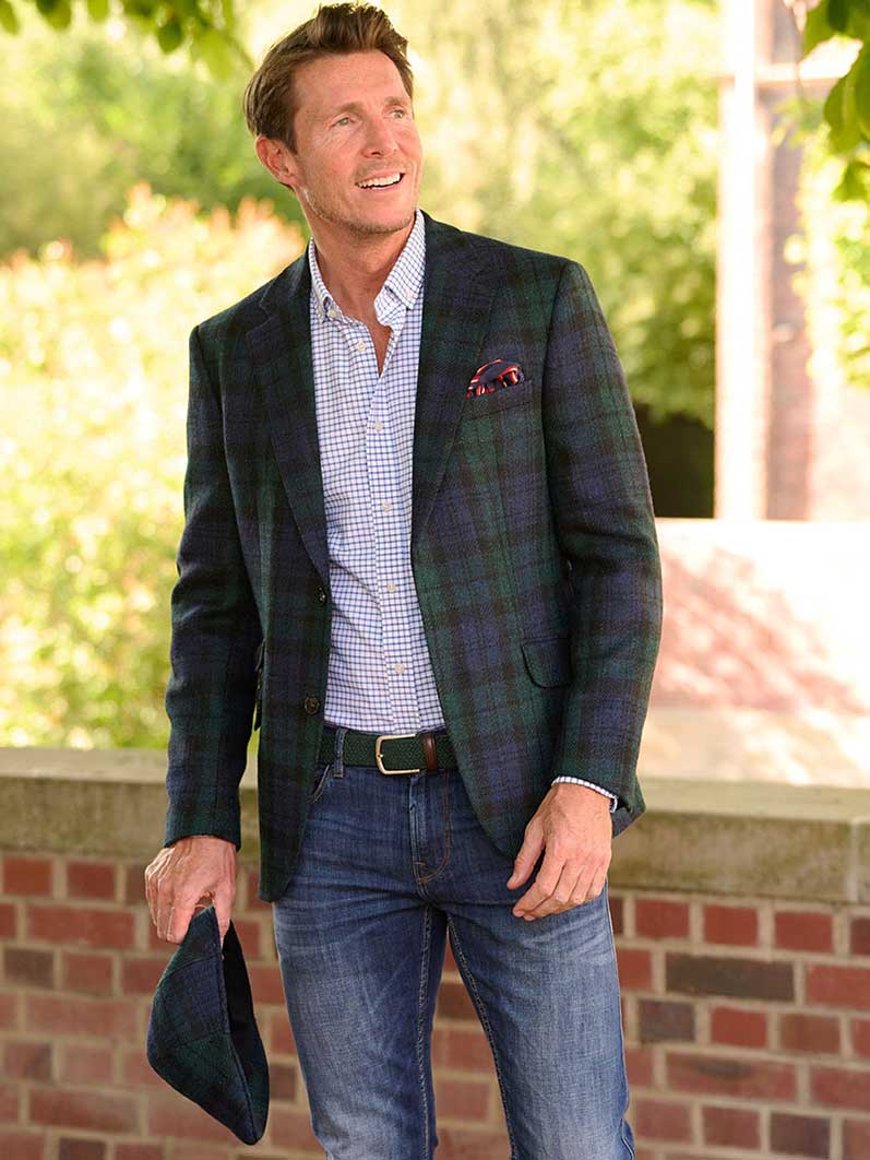 Harris Tweed Sakko “London“ In Blackwatch – Bild 2