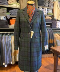 Harris Tweed Damenmantel ”Emilia” in Black Watch