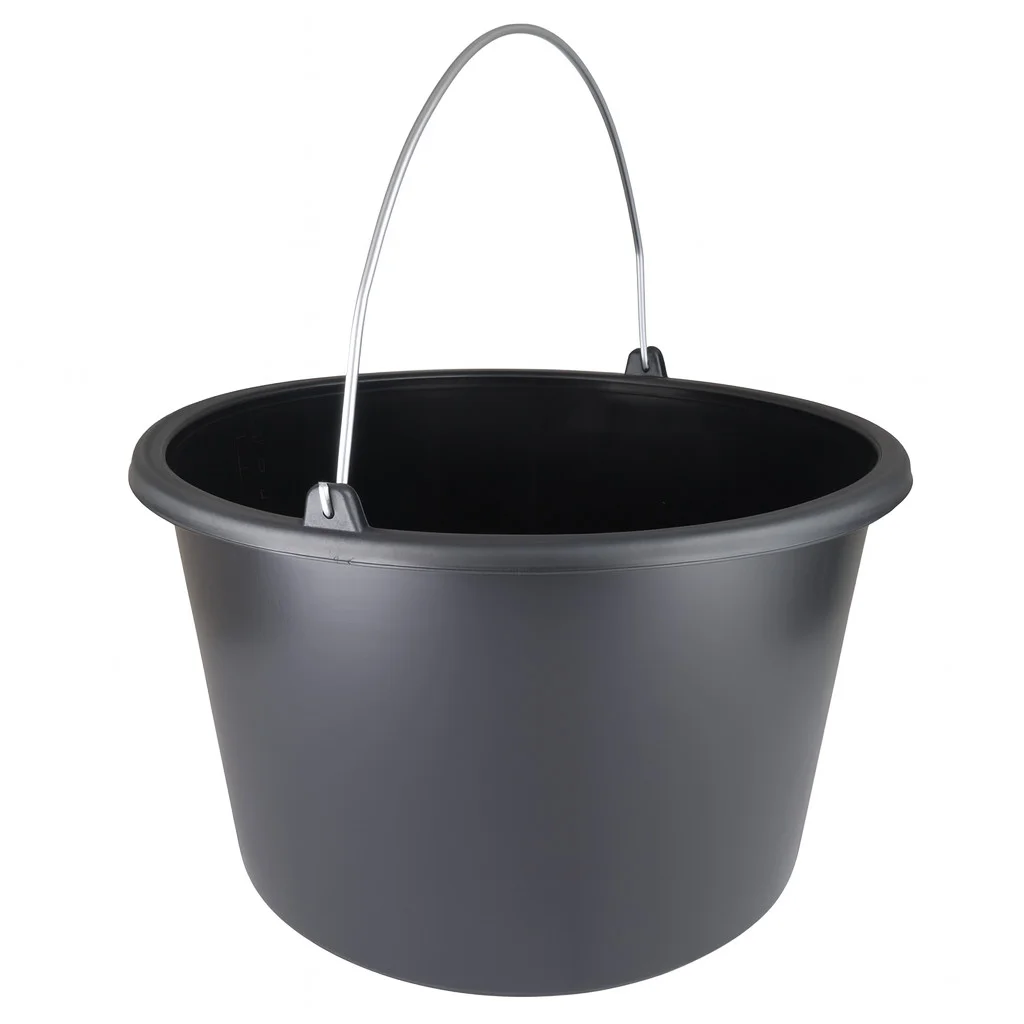 Baueimer 10 Liter mit Skala Wassereimer Mörteleimer Kübel für Haushalt, Garten & Baustelle – Bild 4