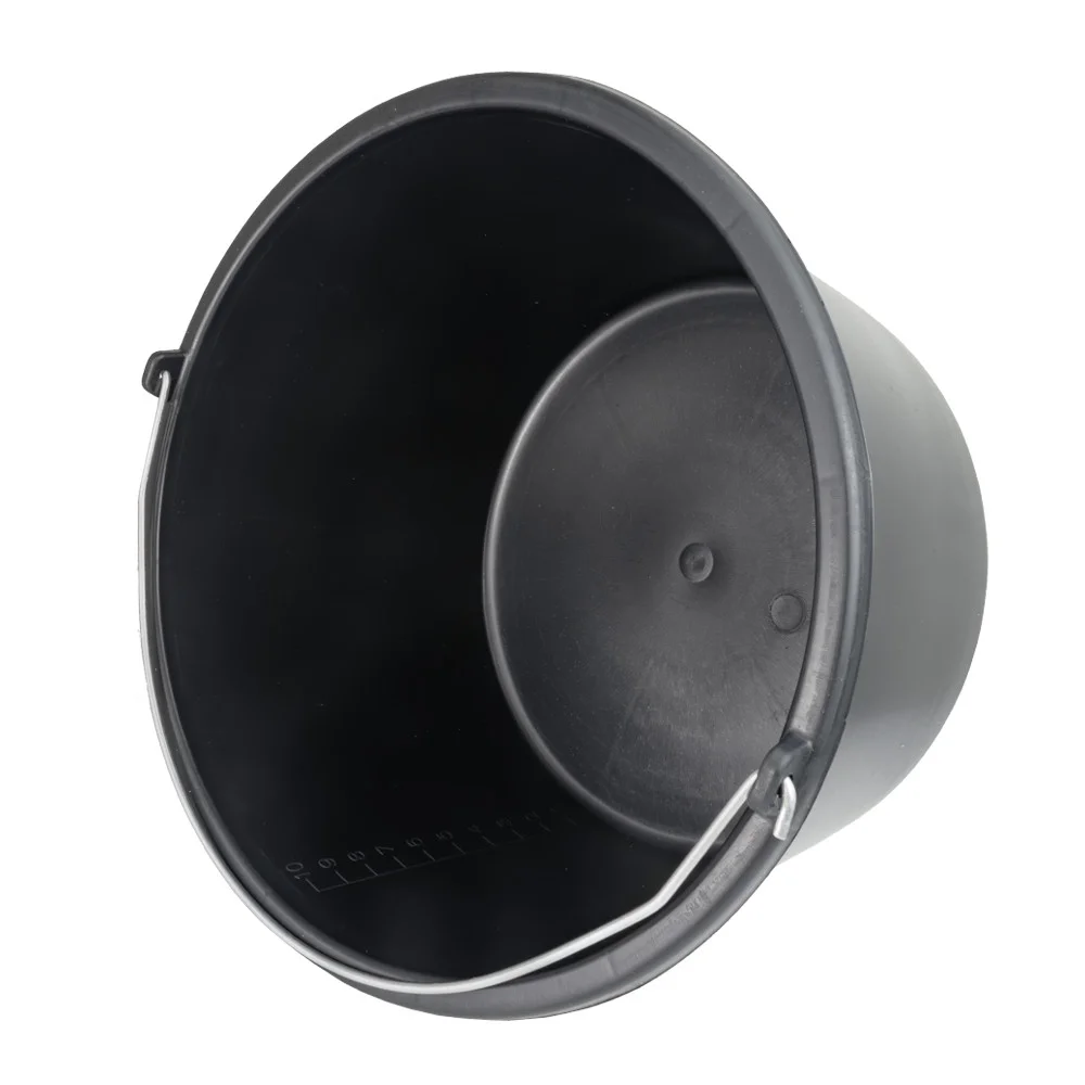 Baueimer 10 Liter mit Skala Wassereimer Mörteleimer Kübel für Haushalt, Garten & Baustelle – Bild 6