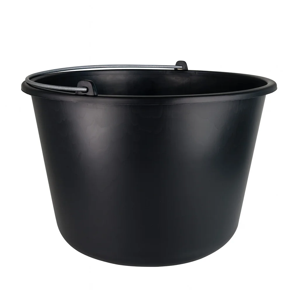 Baueimer 16 Liter mit Skala Wassereimer Mörteleimer Kübel für Haushalt, Garten & Baustelle – Bild 3