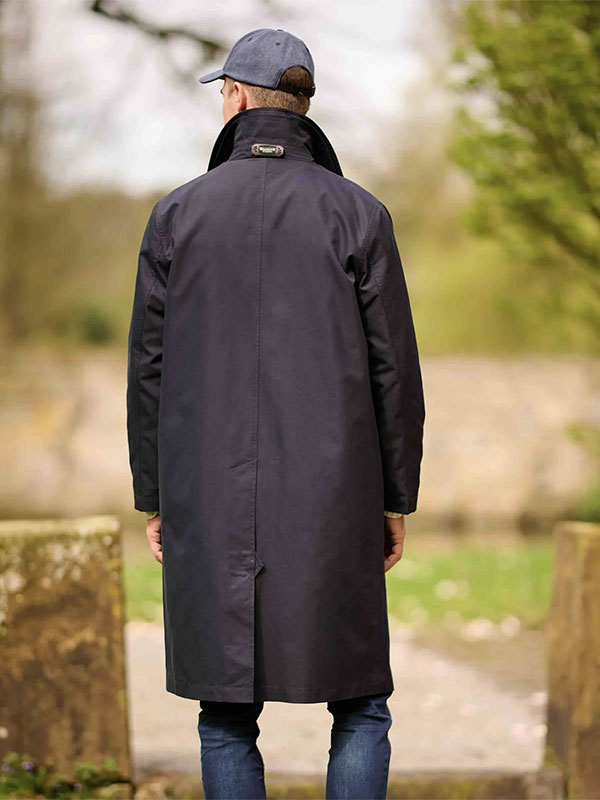 Wellington klassische Herrenmantel „Finchester All Season“ Navy – Bild 3
