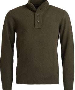 Barbour Woll Pullover Olive