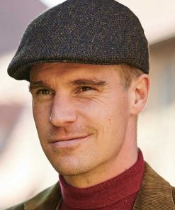 Harris Tweed cap 699 Braun Barleycorn