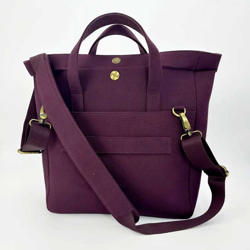 Harris Tweed Reisetasche in Pastellrosa – Bild 3