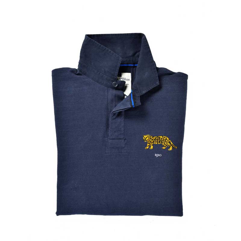 Argentina 1910 Rugby Shirt Navy – Bild 3