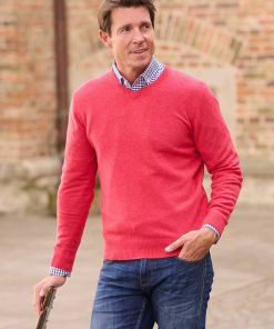 Merino-Pullover “Jack“ In Flamenco