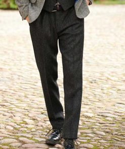 Harris Tweed Hose, 600 Charcoal