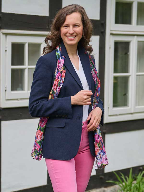 Wellington Leinen Damen Blazer – Bild 3