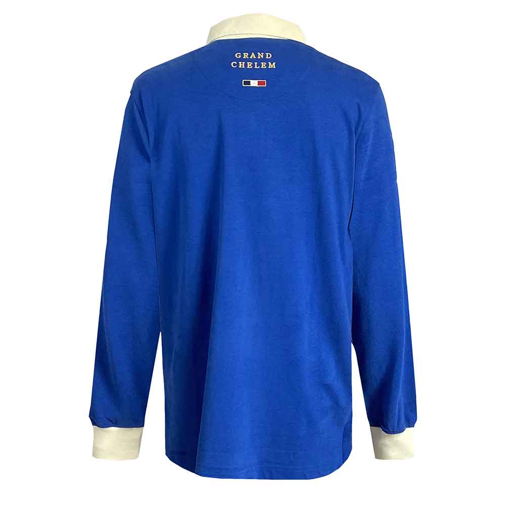 France 1968 Rugby Shirt Blue – Bild 3