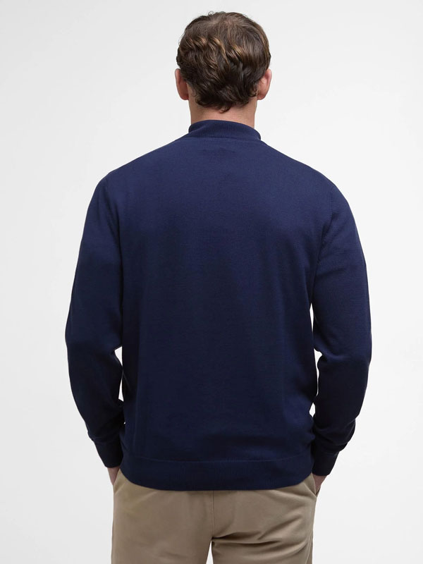 Barbour Pullover Bayfield Half-Zip Navy – Bild 8