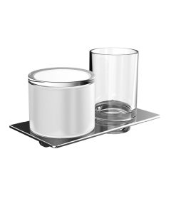 emco Art Flüssigseifenspender & Glashalter Chrom
