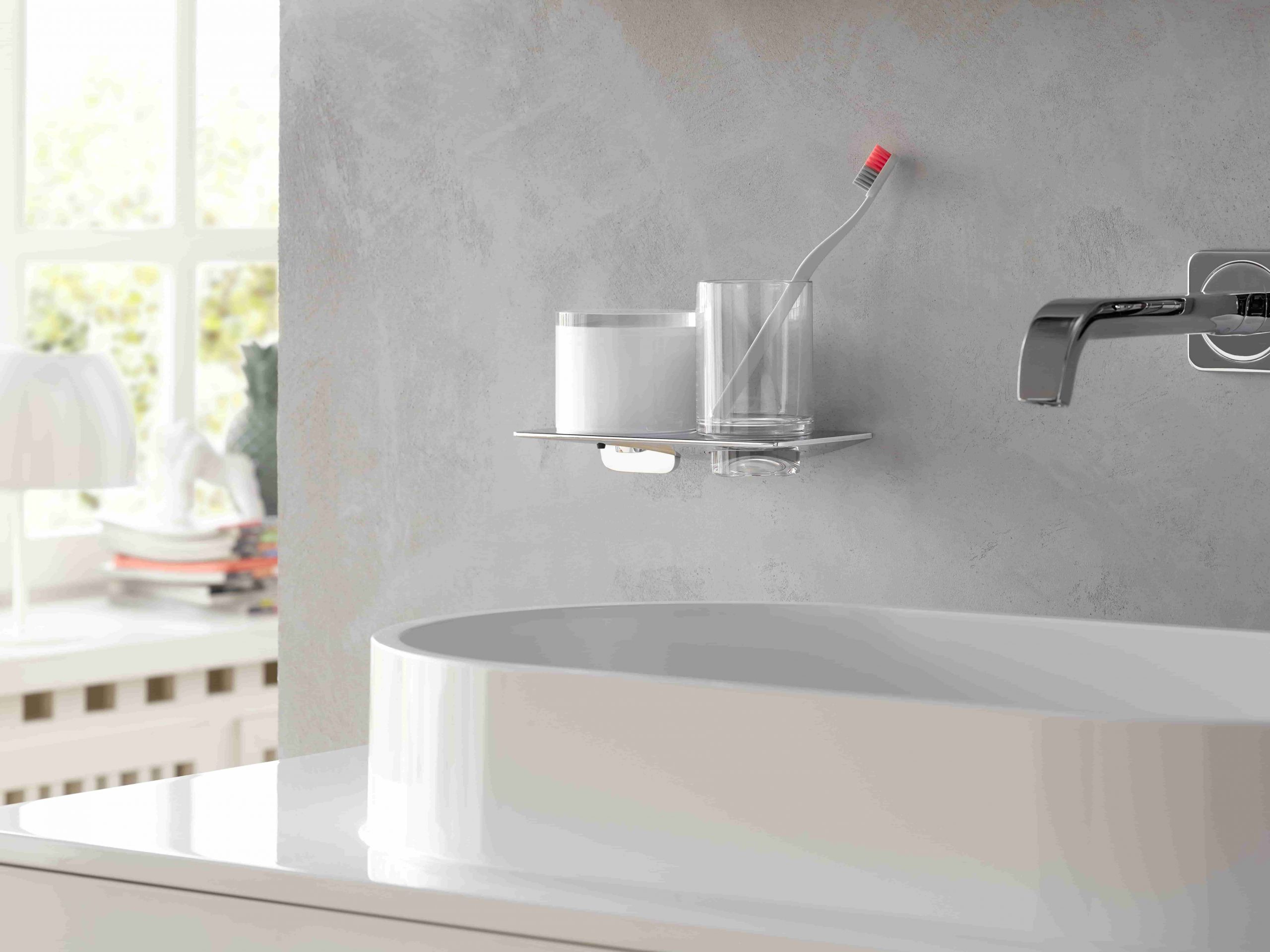 emco Art Flüssigseifenspender & Glashalter Chrom – Bild 3