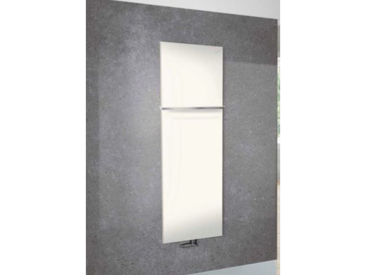 Zehnder Fina Lean Bar Handtuchwärmer elektrisch 130 x 50 cm weiss – Bild 2
