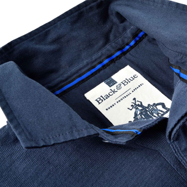 England 1871 Rugby Shirt Navy Collar – Bild 7
