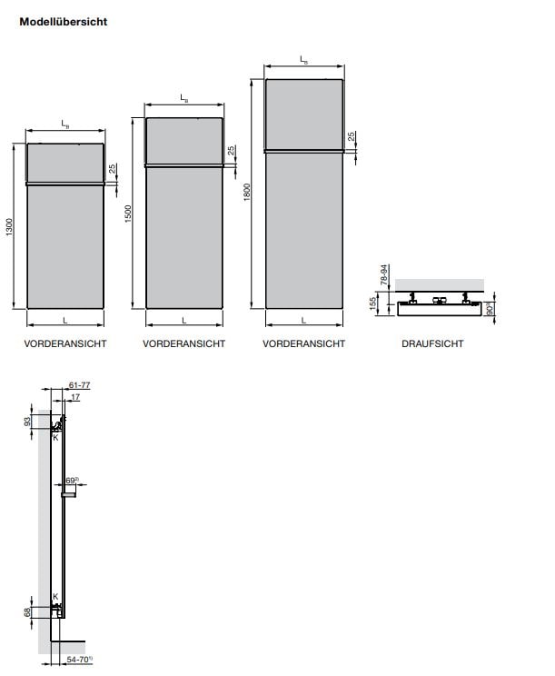 Zehnder Fina Lean Bar Handtuchwärmer elektrisch 130 x 50 cm weiss – Bild 4