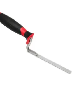 Fugenkelle 12 mm aus Edelstahl – Stoßfugenkelle mit Softgriff