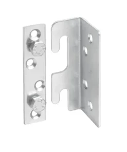 bettverbinder metallverbinder haken 4er Set, Bettbeschläge mit Haken für Bettgestell