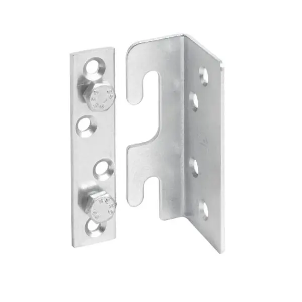 bettverbinder metallverbinder haken 4er Set, Bettbeschläge mit Haken für Bettgestell