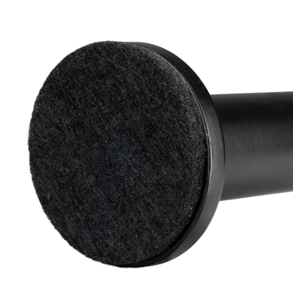 Möbelfuß Metall Schwarz 21cm – Ø 20mm Stahlrohr, Ø 40 mm Bodenteller, 15mm Höhenausgleich – Bild 8