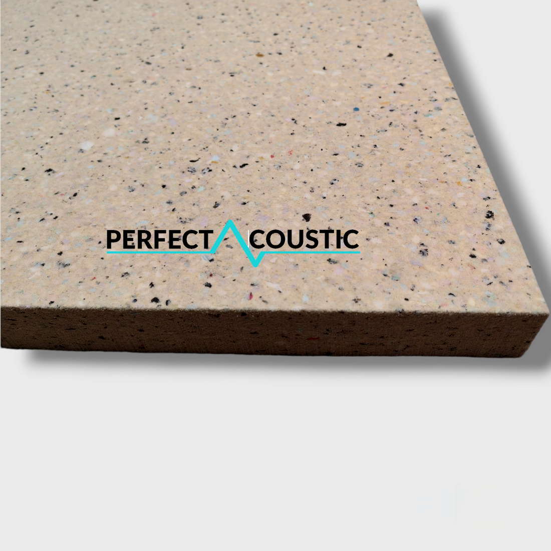 Elitexa Schalldämmplatte aus extra dichtem Schwamm 200kg/m3. 100x50x2-4cm