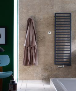 Zehnder Quaro Handtuchwärmer elektrisch 140,3 x 60 cm schwarz